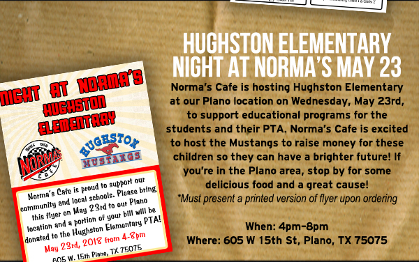 Norma's Cafe Newsletter