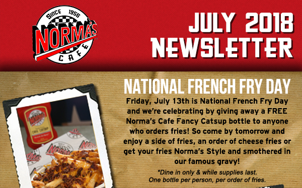 Norma's Cafe Newsletter