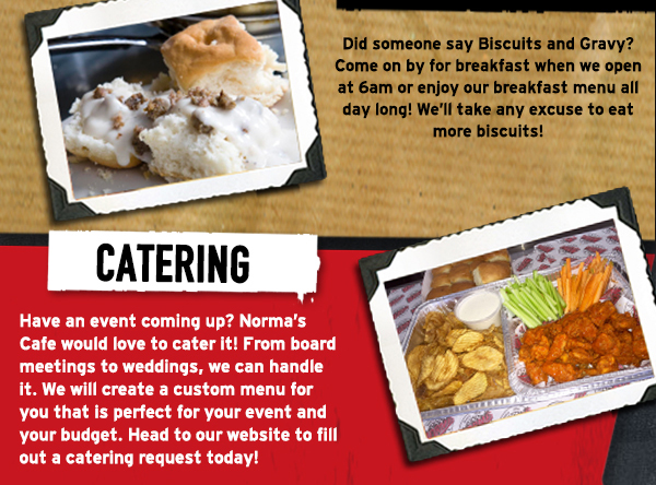 Norma's Cafe Newsletter