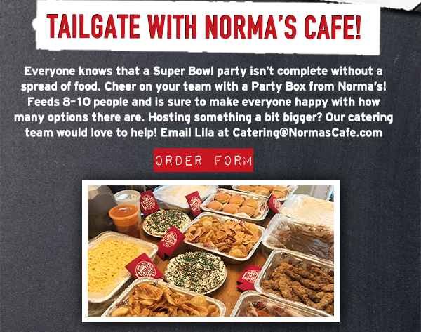 Norma's Cafe Newsletter