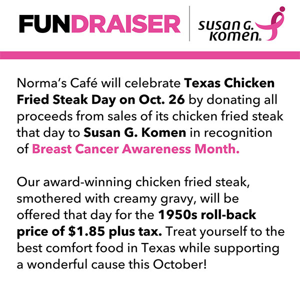 Norma's Cafe Newsletter