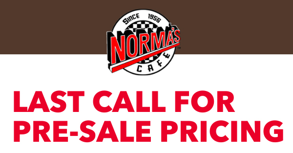 Norma's Cafe Newsletter