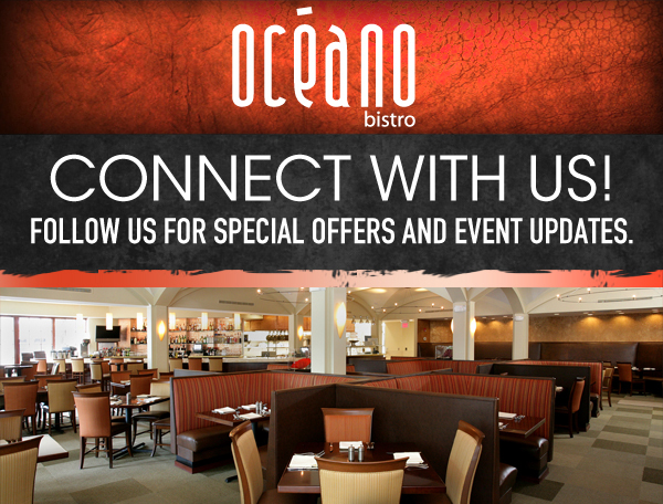 Connect with us! Follow us for special offers
							and event updates.