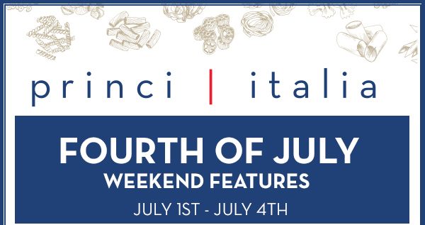 Fourth of July Weekend Specials
							 See image for full details