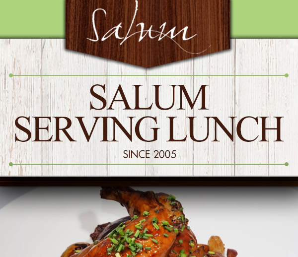 Salum serving Lunch
							 See image for details