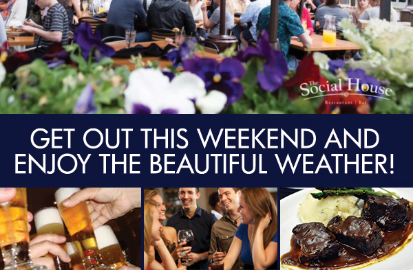 Get out this weekend and enjoy
							 the beautiful weather!
							 See image for full details