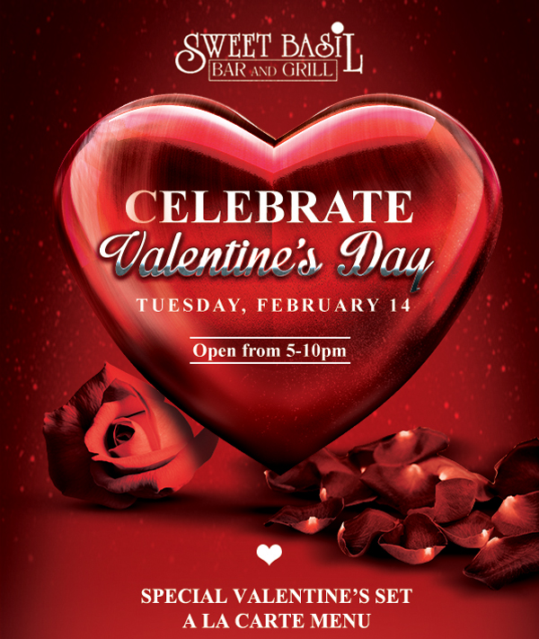 Celebrate Valentine's Day with Sweet Basil
							 See image for full details and disclaimers