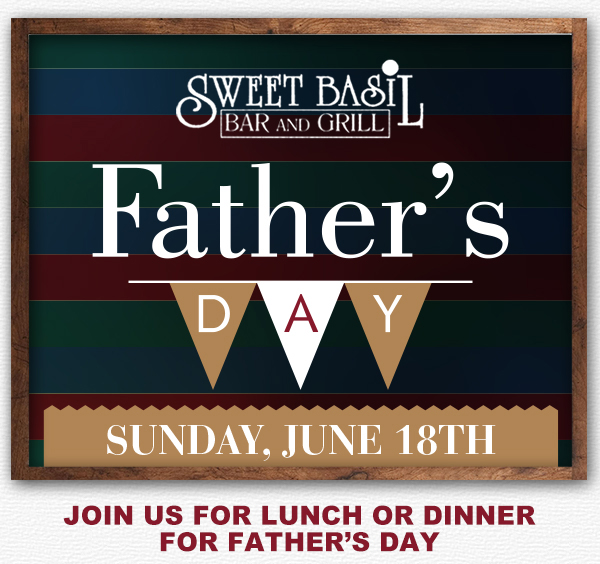 Join us for Father's Day
							 See image for full details and disclaimers