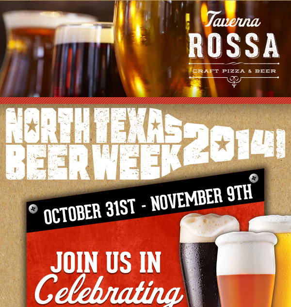 North Texas Beer Week 2014
							Oct 31 - Nov 9