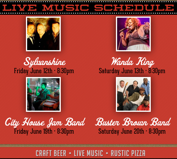 Live Music Schedule
							 See image for full details