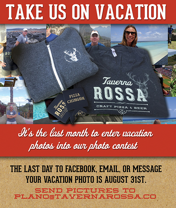 Take us on vacation
							 See image for full details