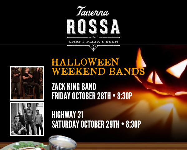 Halloween Weekend Bands
							 See image for full details