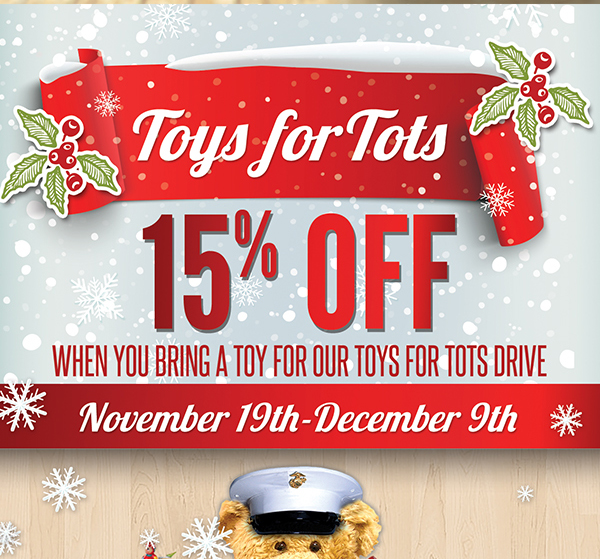 Toys for Tots
							 See image for full details