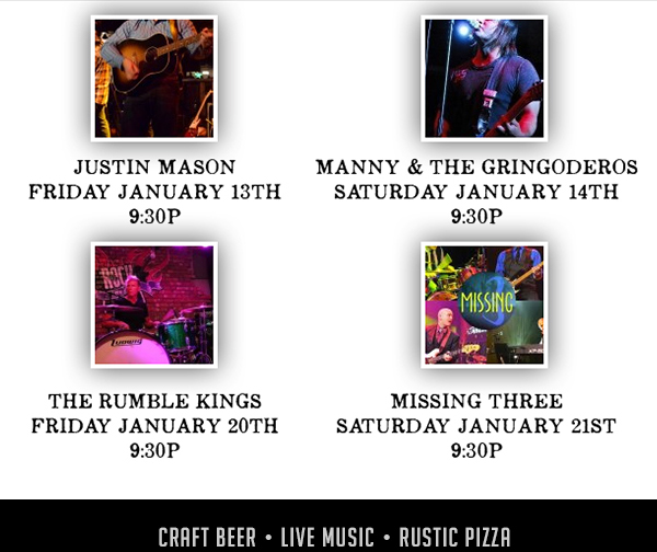 Live Music Schedule
							 See image for full details