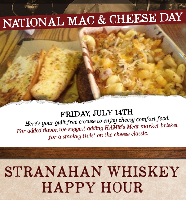 National Mac & Cheese Day
							 See image for full details