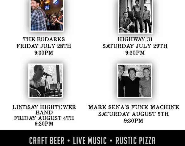 Music Schedule
							 See image for full details