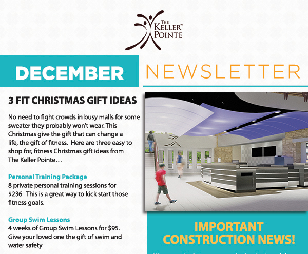 December Newsletter
							 3 Fit Christmas Gift Ideas - See image for article
							 See image for full details