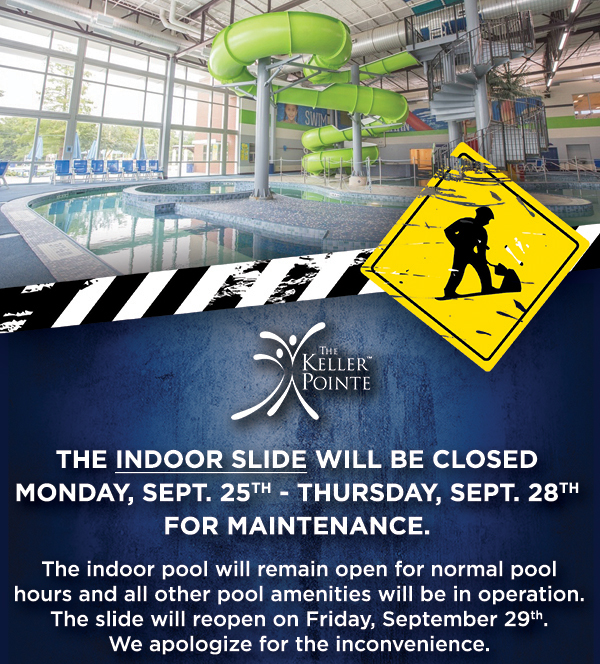 Indoor Slide Maintenance
							 See image for full details