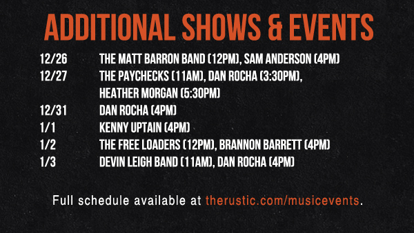 Featured Shows & Events
							 See image for full details