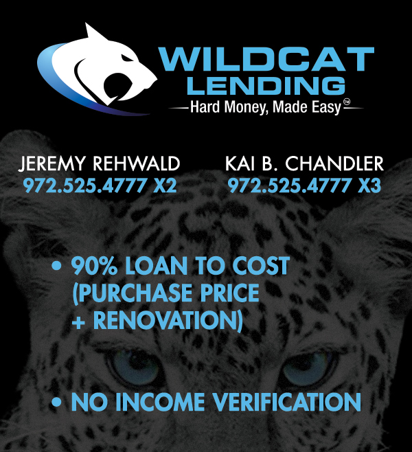 Wildcat Lending
							 Hard Money, Made Easy
							 See image for full details