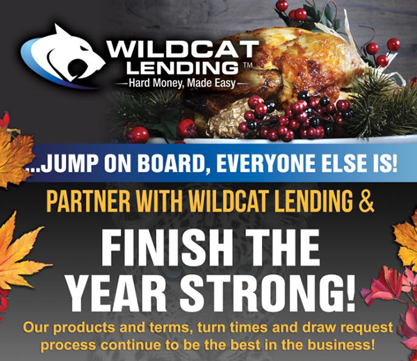 Wildcat Lending
							 Hard Money, Made Easy
							 See image for full details