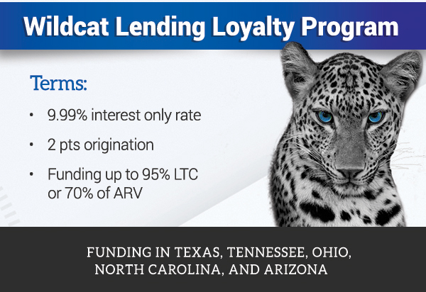 Wildcat Lending Hard Money, Made Easy
							 See image for full details